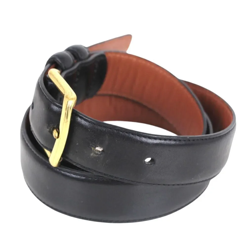Haggar BLACK GENUINE LEATHER 1 1/8